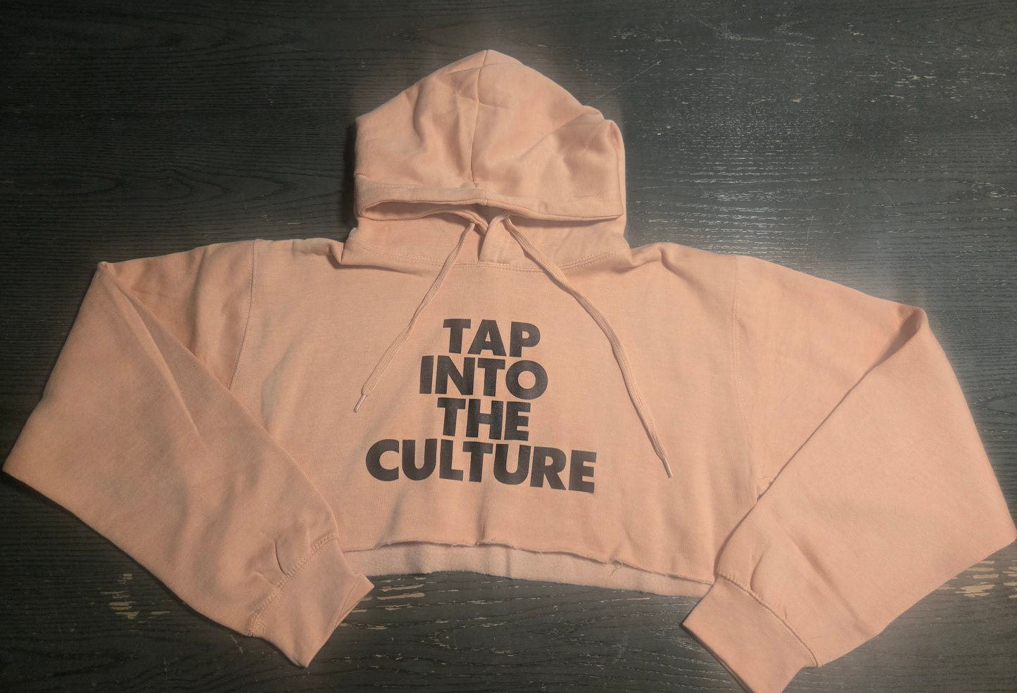 BullCrab Slogan Cropped-Hoodie