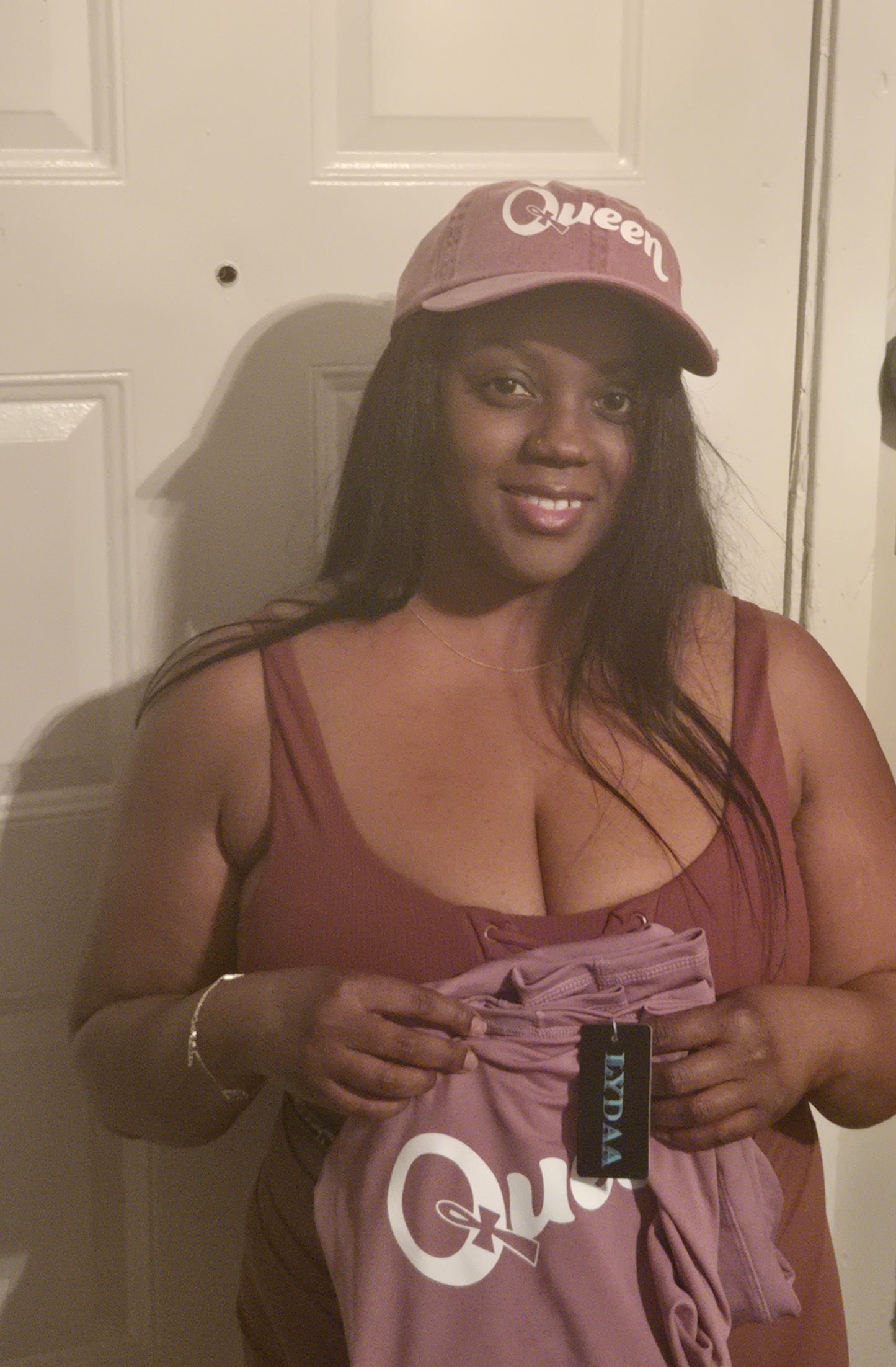 Queen Dad Hat (Mauve)