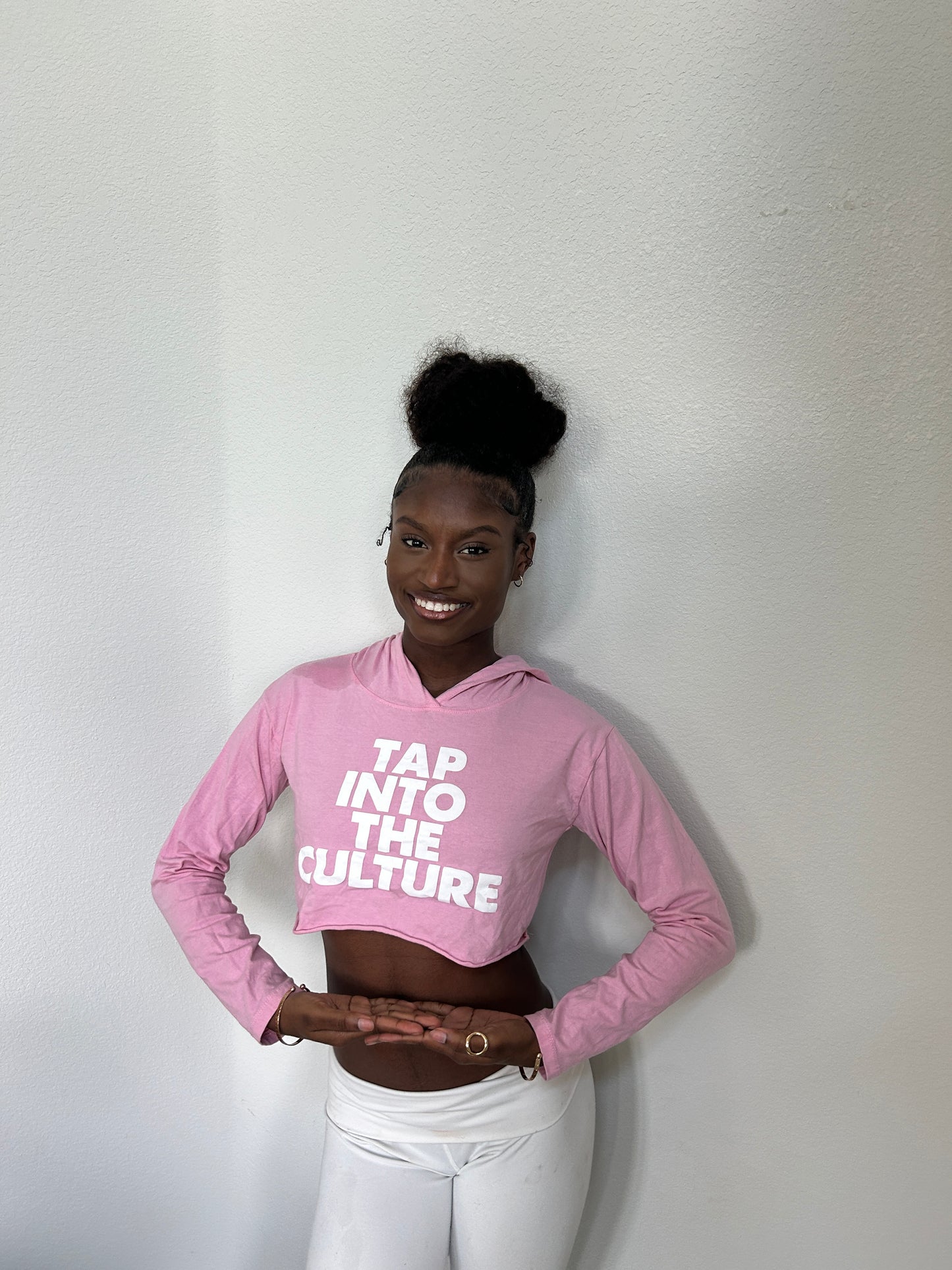 BullCrab Slogan Cropped-Hoodie