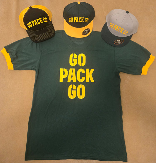 Go Pack Go Football Jersey Unisex Tee