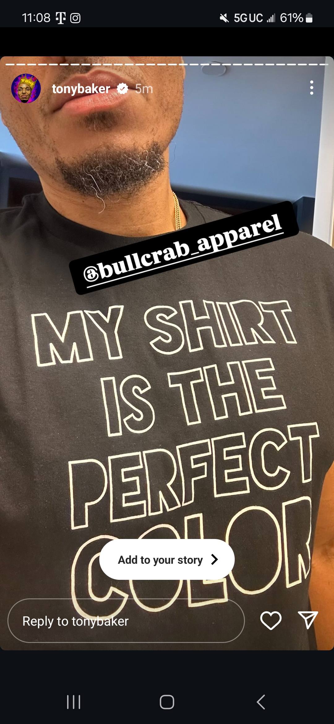 My Shirt Is The Perfect Color Men's Tee