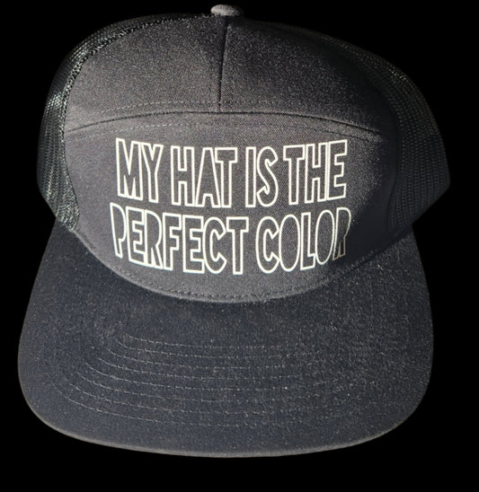 My Hat Is The Perfect Color Snapback Cap